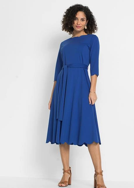 Robe En Jersey Avec Ceinture à Nouer 2 Robe En Jersey Avec Ceinture à Nouer - Afbeelding 2