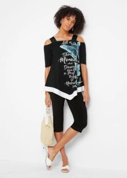 T-shirt à épaules Dénudées Avec Imprimé -Libre Mode Winkel 22080942 sEx7jiNh