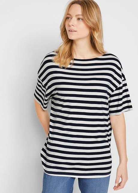 T-shirt Oversize En Viscose 2 T-shirt Oversize En Viscose - Afbeelding 2