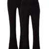 Lot De 2 Leggings évasés Avec Tour De Taille Confortable