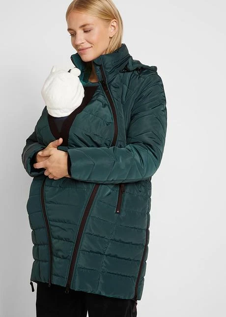 Veste Longue Matelassée De Grossesse/de Portage 2 Veste Longue Matelassée De Grossesse/de Portage - Afbeelding 2