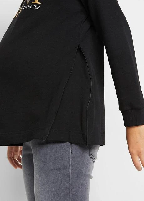 Sweat-shirt De Grossesse Et D'allaitement Avec Zip 6 Sweat-shirt De Grossesse Et D'allaitement Avec Zip - Afbeelding 6