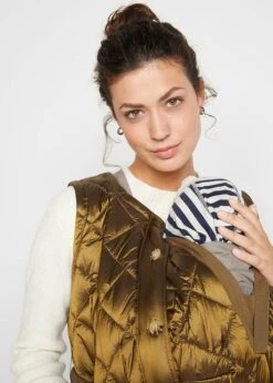 Gilet Long Sans Manches De Grossesse Avec Fonction De Portage -Libre Mode Winkel 22168276 KDf77xET