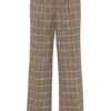Rainbow Pantalon Tailoring Avec Motif Pied-de-poule Et Jambes Larges