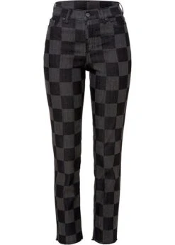 Rainbow Jean Straight Imprimé