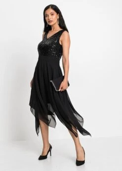 Robe De Soirée Longueur Midi à Paillettes -Libre Mode Winkel 22203152 8pUk7wtY