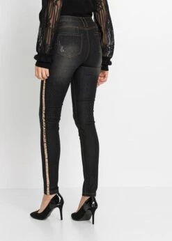 Jean Push-up Avec Rayures Scintillantes -Libre Mode Winkel 22228479 NB8VsHjA