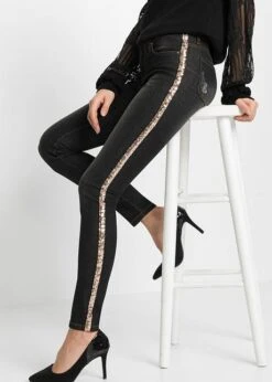 Jean Push-up Avec Rayures Scintillantes -Libre Mode Winkel 22229040 2iWHhXf7