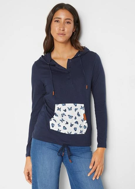 T-shirt Manches Longues à Capuche 2 T-shirt Manches Longues à Capuche - Afbeelding 2