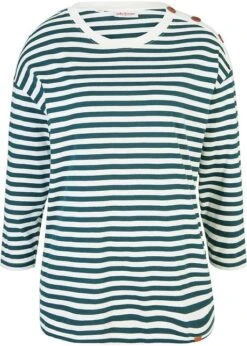 T-shirt Manches Longues Oversized Avec Boutons