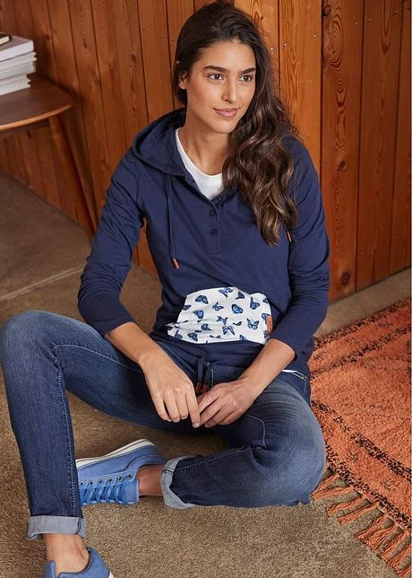 T-shirt Manches Longues à Capuche 7 T-shirt Manches Longues à Capuche - Afbeelding 7