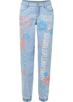 Rainbow Jean Avec Messages
