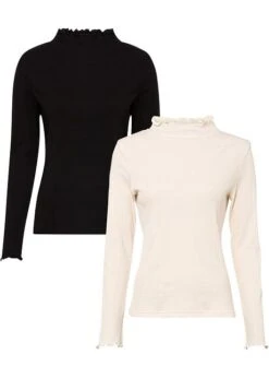 Rainbow Lot De 2 T-shirts Côtelés -Libre Mode Winkel 22275059 BQIwRsAt