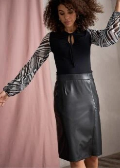 Jupe Crayon Enduite 15 Jupe Crayon Enduite -Libre Mode Winkel 23005690 DsFqpQW4