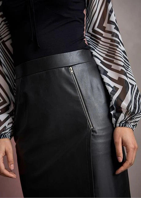 Jupe Crayon Enduite 7 Jupe Crayon Enduite - Afbeelding 7