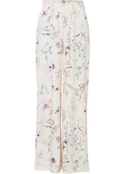 Rainbow Pantalon En Jersey Crêpe Avec Imprimé Floral