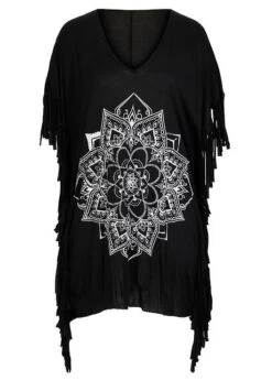 Robe-tunique De Plage En Viscose -Libre Mode Winkel 23022584 nSxl2Qom