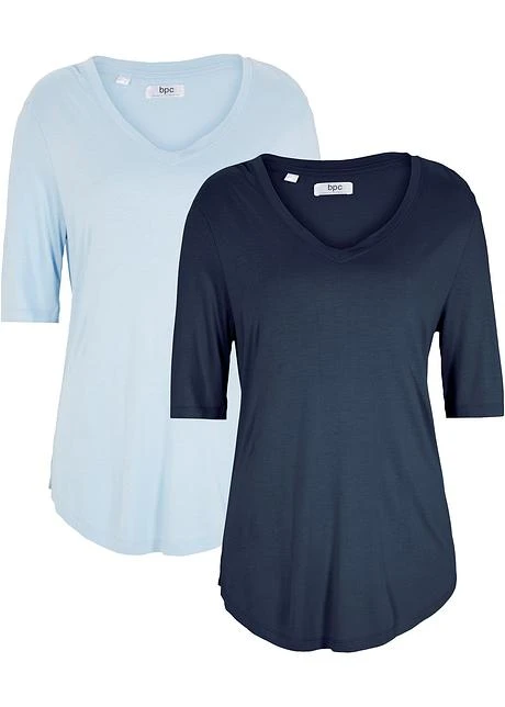 Lot De 2 T-shirts En Viscose 9 Lot De 2 T-shirts En Viscose - Afbeelding 9
