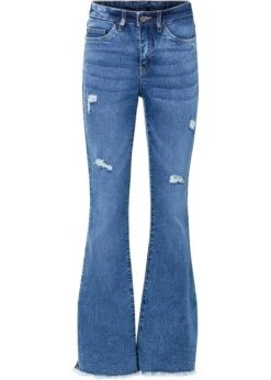 Rainbow Jean Flare Avec Détail Fente -Libre Mode Winkel 23031142 lmquQc22