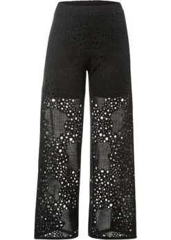 Pantalon En Maille Taille Extensible