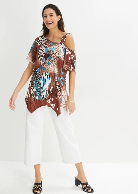 T-shirt Long à Pans 4 T-shirt Long à Pans - Afbeelding 4