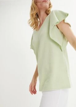 T-shirt En Jersey Gaufré 12 T-shirt En Jersey Gaufré -Libre Mode Winkel 23044990 V8C4Cadp