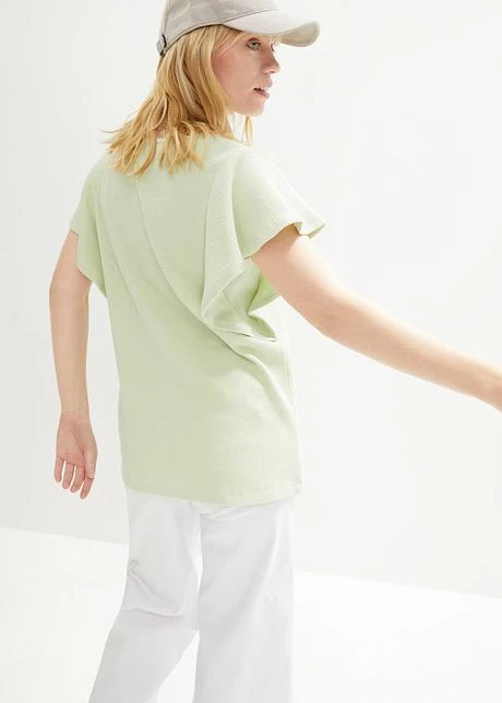 T-shirt En Jersey Gaufré 3 T-shirt En Jersey Gaufré - Afbeelding 3