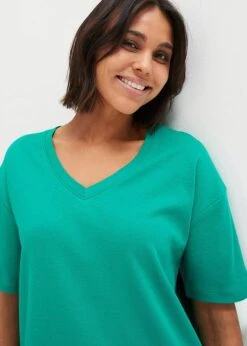 Lot De 2 Robes T-shirt Avec Décolleté En V, Oversize -Libre Mode Winkel 23045225 do5Vomhy