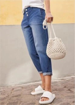 Jean Mom, Taille Moyenne, Longueur Genou 14 Jean Mom, Taille Moyenne, Longueur Genou -Libre Mode Winkel 23045393 1QrhL5up