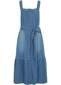 Robe En Jean Estivale Avec Ceinture