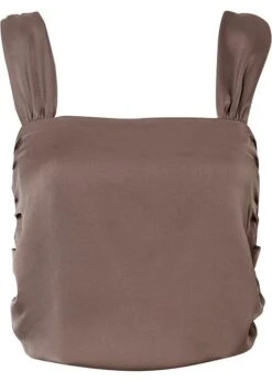 Rainbow Top Blouse En Satin