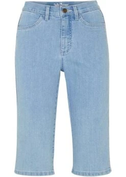 Bermuda Slim En Jean, Taille Haute, Longueur Genou