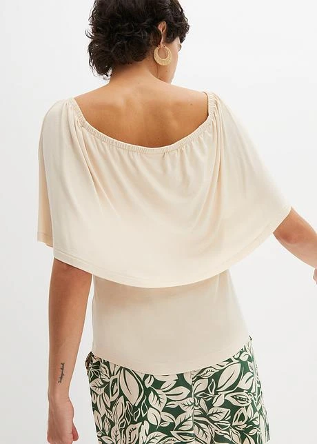 T-shirt à Col Carmen 3 T-shirt à Col Carmen - Afbeelding 3