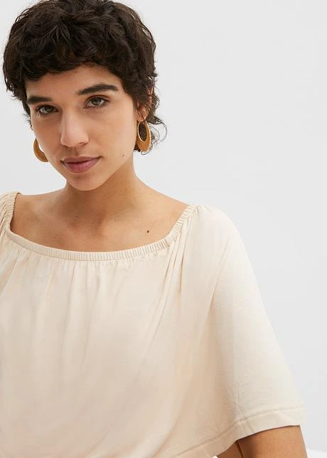 T-shirt à Col Carmen 5 T-shirt à Col Carmen - Afbeelding 5