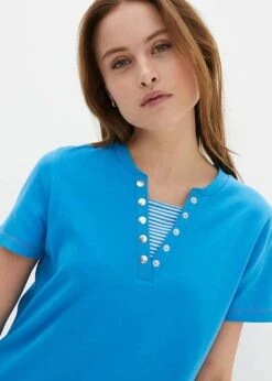 T-shirt Coton Manches Longues Style 2 En 1 -Libre Mode Winkel 23068328 ijB2PShh