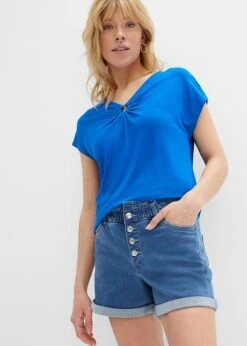 Short En Jean Avec Taille Confortable -Libre Mode Winkel 23068897 ZL5tjWNV