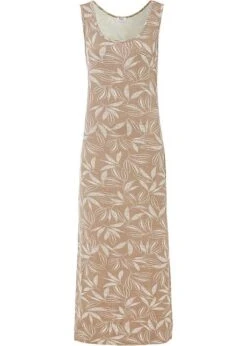 Robe Longue Avec Fente Avec Viscose