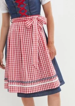 Dirndl Effet Jean Et Tablier Longueur Genou (Ens. 2 Pces.) -Libre Mode Winkel 23109902 ru9SzNgU