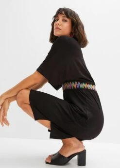 Robe En Jersey Avec Galon Décoratif -Libre Mode Winkel 23110324 XGrL29c3