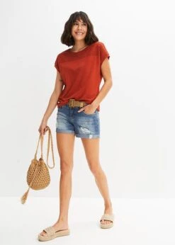 T-shirt à Broderie Anglaise 9 T-shirt à Broderie Anglaise -Libre Mode Winkel 23110408 hqVKrOkU