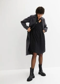 Robe Jacquard à Motif Pied-de-coq -Libre Mode Winkel 23122025 5SnLWYxJ