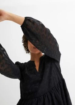 Robe Jacquard à Motif Pied-de-coq -Libre Mode Winkel 23122036 h9sJ1qjJ