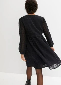 Robe Jacquard à Motif Pied-de-coq -Libre Mode Winkel 23122038 Jd7PeR5b