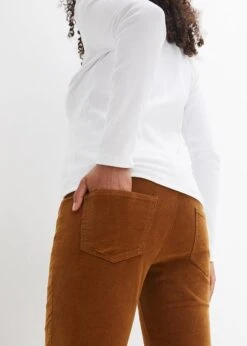 Pantalon De Grossesse En Velours Côtelé Extensible -Libre Mode Winkel 23125270 W6ATLVAM