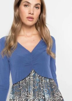 Robe Midi Avec Jupe En Mesh -Libre Mode Winkel 23135706 IRFtfdCi