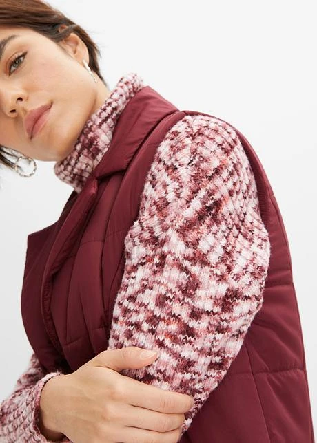 Robe En Maille Avec Col Roulé En Polyester Recyclé 5 Robe En Maille Avec Col Roulé En Polyester Recyclé - Afbeelding 5