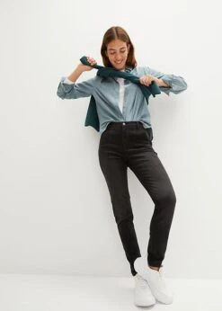 Jean Thermique Taille Haute Extensible Avec Doublure Polaire Et Pinces Allongeant La Silhouette 9 Jean Thermique Taille Haute Extensible Avec Doublure Polaire Et Pinces Allongeant La Silhouette -Libre Mode Winkel 23148619 3tiF1zf0