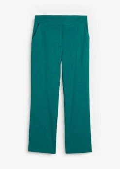 Pantalon 7/8 Avec Taille Haute Confortable, Straight