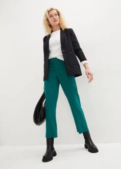 Pantalon 7/8 Avec Taille Haute Confortable, Straight -Libre Mode Winkel 23153237 5z1JMzRx