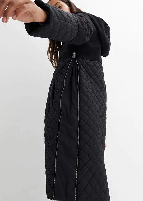 Manteau De Grossesse/portage Avec Mix De Matière 6 Manteau De Grossesse/portage Avec Mix De Matière - Afbeelding 6